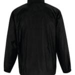 B&C JU800 Men's Sirocco Windbreaker Jacket - Black | Custom Printed and Embroidered