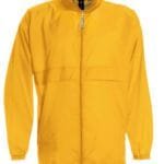 B&C JU800 Men's Sirocco Windbreaker Jacket - Gold | Custom Printed and Embroidered