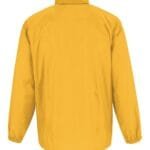 B&C JU800 Men's Sirocco Windbreaker Jacket - Gold | Custom Printed and Embroidered