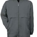 B&C JU801 Men's Air Windbreaker Jacket - Dark Grey | Custom Printed and Embroidered