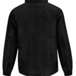 B&C JUI60 ID.601 Men's Midseason Windbreaker - Black | Custom Printed and Embroidered