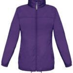 B&C JW902 Women's Sirocco Windbreaker Jacket - Purple | Custom Printed and Embroidered