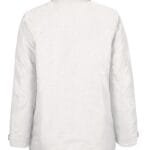 B&C JW925 Women's Real+ Heavy Weight Jacket - White | Custom Printed and Embroidered