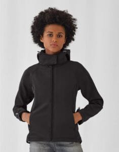 B&C JW937 Women’s Hooded 3-Layer Softshell