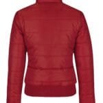 B&C JW941 Women's Superhood Puffer Bomber Jacket - Red | Custom Printed and Embroidered