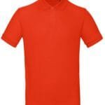 B&C PM430 Inspire Polo/ Men_° - Fire Red | Custom Printed and Embroidered