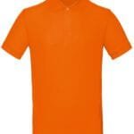 B&C PM430 Inspire Polo/ Men_° - Orange | Custom Printed and Embroidered