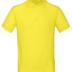 B&C PM430 Inspire Polo/ Men_° - Solar Yellow | Custom Printed and Embroidered
