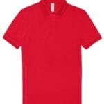 B&C PU424 My Polo 180 - Red | Custom Printed and Embroidered