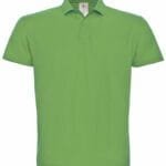 B&C PUI10 ID.001 Short Sleeve Pique Polo - Real Green | Custom Printed and Embroidered