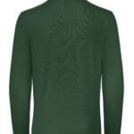B&C PUI12 ID.001 Men's Long Sleeve Polo - Bottle Green | Custom Printed and Embroidered