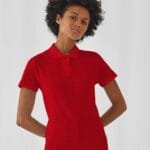 B&C PWI11 ID.001 Women's Piqué Polo | Custom Printed and Embroidered