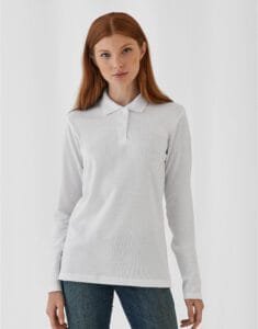 B&C PWI13 ID.001 Women’s Long Sleeve Polo