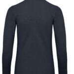 B&C PWI13 ID.001 Women's Long Sleeve Polo - Navy | Custom Printed and Embroidered