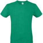 B&C TU01T Men's #E150 Tee - Kelly Green | Custom Printed and Embroidered