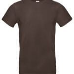 B&C TU03T Men's #E190 Tee - Brown | Custom Printed and Embroidered