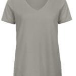 B&C TW045 Inspire V T/ Women_° - Light Grey | Custom Printed and Embroidered