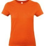 B&C TW04T Women's #E190 Tee - Orange | Custom Printed and Embroidered