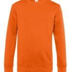 B&C WU01K KING Crew Neck_° - Pure Orange | Custom Printed and Embroidered