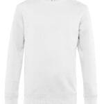 B&C WU01K KING Crew Neck_° - White | Custom Printed and Embroidered