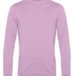 B&C WU01W Men's #Set In Sweatshirt - Candy Pink | Custom Printed and Embroidered
