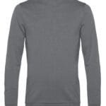 B&C WU01W Men's #Set In Sweatshirt - Elephant Grey | Custom Printed and Embroidered