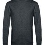 B&C WU01W Men's #Set In Sweatshirt - Heather Asphalt | Custom Printed and Embroidered