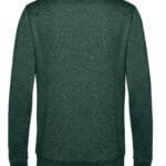 B&C WU01W Men's #Set In Sweatshirt - Heather Dark Green | Custom Printed and Embroidered
