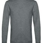 B&C WU01W Men's #Set In Sweatshirt - Heather Mid Grey | Custom Printed and Embroidered