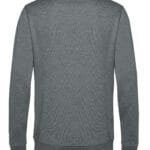 B&C WU01W Men's #Set In Sweatshirt - Heather Mid Grey | Custom Printed and Embroidered