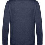 B&C WU01W Men's #Set In Sweatshirt - Heather Navy | Custom Printed and Embroidered