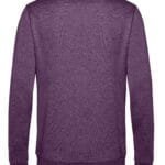 B&C WU01W Men's #Set In Sweatshirt - Heather Purple | Custom Printed and Embroidered