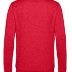 B&C WU01W Men's #Set In Sweatshirt - Heather Red | Custom Printed and Embroidered