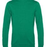B&C WU01W Men's #Set In Sweatshirt - Kelly Green | Custom Printed and Embroidered