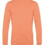 B&C WU01W Men's #Set In Sweatshirt - Melon Orange | Custom Printed and Embroidered