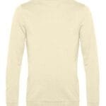 B&C WU01W Men's #Set In Sweatshirt - Pale Yellow | Custom Printed and Embroidered