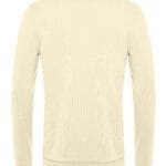 B&C WU01W Men's #Set In Sweatshirt - Pale Yellow | Custom Printed and Embroidered