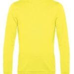 B&C WU01W Men's #Set In Sweatshirt - Solar Yellow | Custom Printed and Embroidered