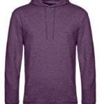 B&C WU03W Men's #Hooded Sweat - Heather Purple | Custom Printed and Embroidered