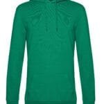 B&C WU03W Men's #Hooded Sweat - Kelly Green | Custom Printed and Embroidered