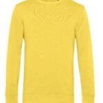 B&C WU31B Inspire Crew Neck_° - Yellow Fizz | Custom Printed and Embroidered