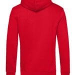 B&C WU35B Inspire Zipped Hood_° - Red | Custom Printed and Embroidered
