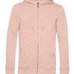 B&C WU35B Inspire Zipped Hood_° - Soft Rose | Custom Printed and Embroidered