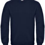 B&C WUI20 ID.002 Cotton Rich Sweatshirt - Navy | Custom Printed and Embroidered