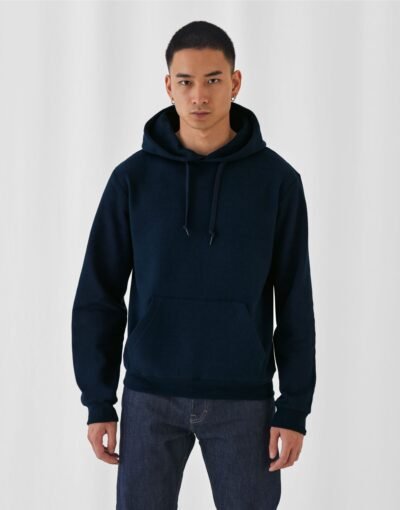 B&C WUI21 ID.003 Cotton Rich Hooded Sweatshirt | Custom Printed and Embroidered