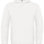 B&C WUI21 ID.003 Cotton Rich Hooded Sweatshirt - White | Custom Printed and Embroidered