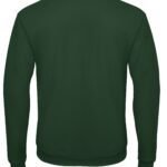 B&C WUI23 Unisex ID.202 50/50 Sweatshirt - Bottle Green | Custom Printed and Embroidered
