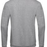 B&C WUI23 Unisex ID.202 50/50 Sweatshirt - Heather Grey | Custom Printed and Embroidered