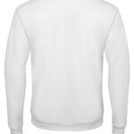 B&C WUI23 Unisex ID.202 50/50 Sweatshirt - White | Custom Printed and Embroidered