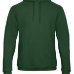 B&C WUI24 Unisex ID.203 50/50 Hooded Sweatshirt - Bottle Green | Custom Printed and Embroidered
